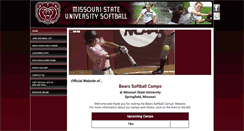 Desktop Screenshot of bearssoftballcamps.com